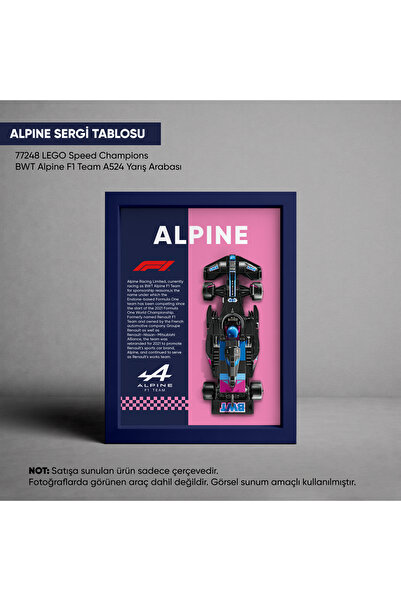 HOMEPACK Alpine F1 LEGO Sergi Çerçevesi, Sergi Tablosu, Speed Champions A524 ...
