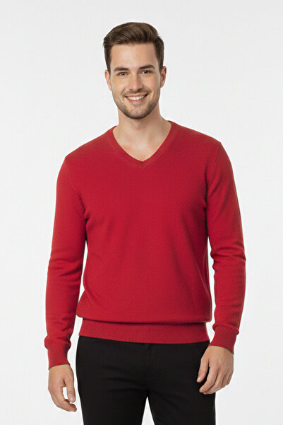 Pulltonic Men's V-Neck Knitwear Sweater