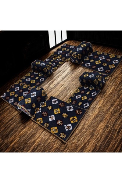 smart home 4-Piece Waterproof Floor Seating Set for 8 (120×60 cm) – Foldable ...