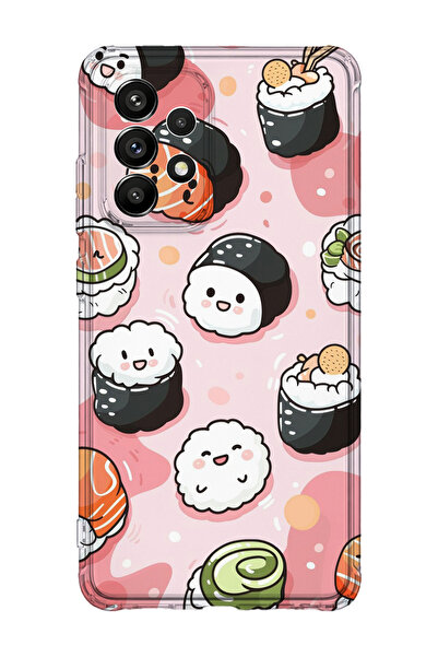 lelia حافظة هاتف شفافة مطبوعة متوافقة مع هاتف سامسونج جالاكسي A32 |   مجموعة:...