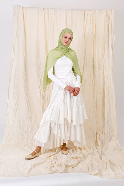 FENZA SCARF Green Bamboo Shawl