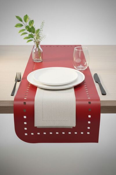 Grand Fine Art Set de 4+1 piese din piele pentru serviciu american + set de ș...