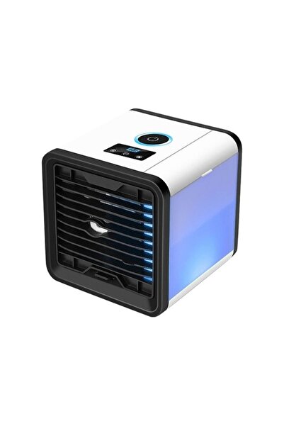 AyShop Su Hazneli Usb Girişli Işıklı Püskürtme Portatif Taşınabilir Mini Soğu...