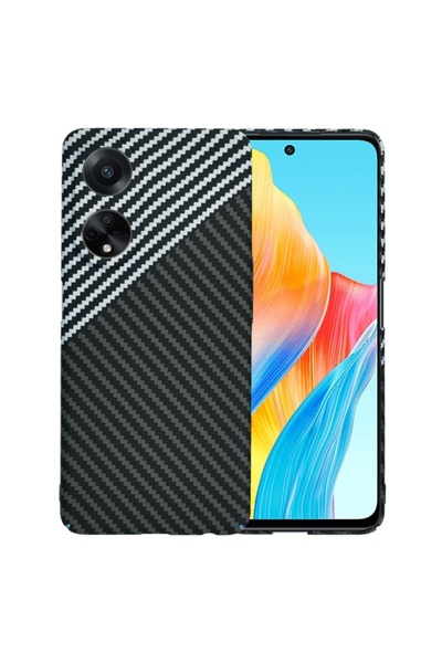 SKYDDAR INNOVATION Case for Oppo A98 5G, carbon texture, Carbonite FiberShell...