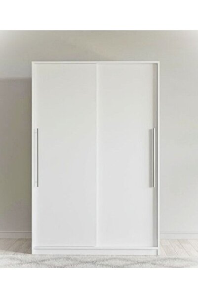 FUHO Lisa Sürgülü Gardırop Beyaz