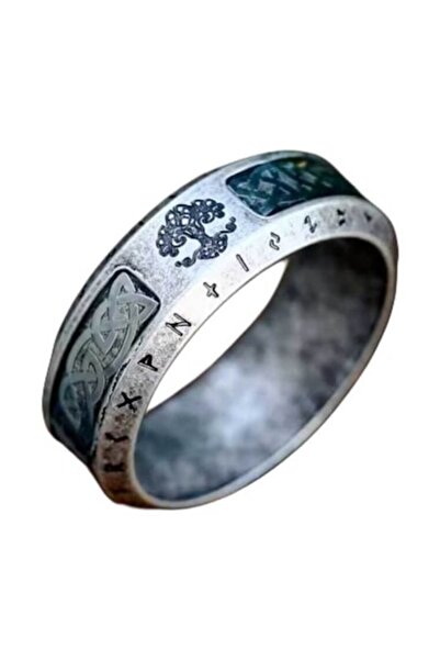 OEM Viking Ring Tree of Life, Stainless Steel, Silver, 19 mm