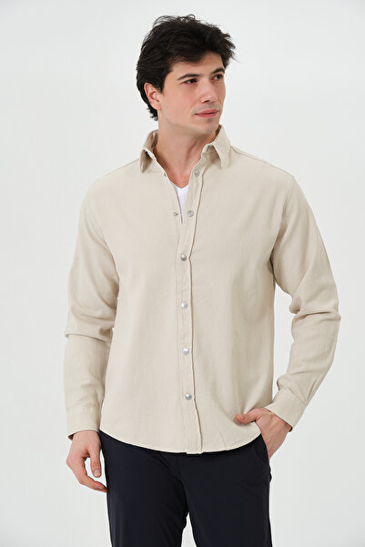 PIQUE CĂMAȘĂ BĂRBAȚI Cămașă pentru bărbați cu închidere cu nasturi