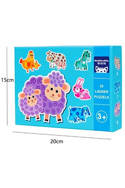 OEM Puzzle from Cardboard with 6 Animal Models