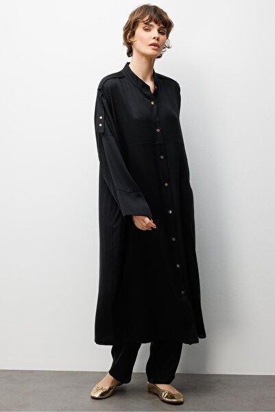 Micca %100 Doğal LyoCELL ile Dökümlü Soft Hissiyat Rahat Kalıp Apolet ve Özel...