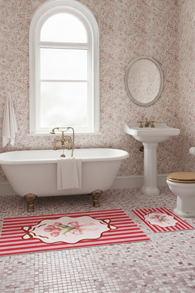 Homefesto Нековзний піддон Сучасний набір килимків для ванної кімнати | Тонки...