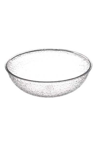 ARROW BPA-Free Dishwasher Safe Durable Plastic Pebble Bowl Clear 12 inch