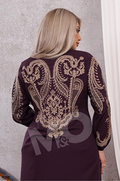 M&O 2 A cotton jalabiya with elegant embroidery, suitable for the holy month ...