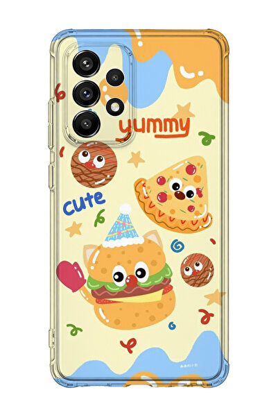 lelia حافظة هاتف شفافة مطبوعة متوافقة مع هاتف سامسونج جالاكسي A73 |   مجموعة ...