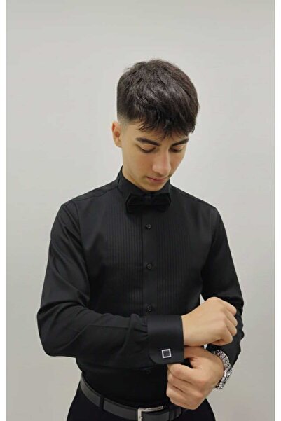 SENİOR Men's Pleated Sleeve Buttoned Shirt