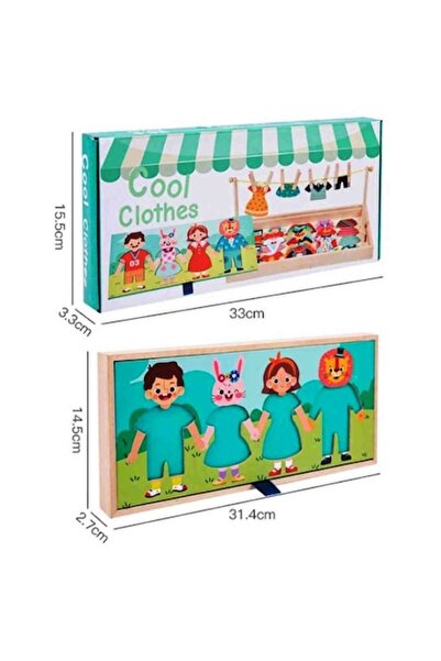OEM Educational Wooden Dressing Game for Characters