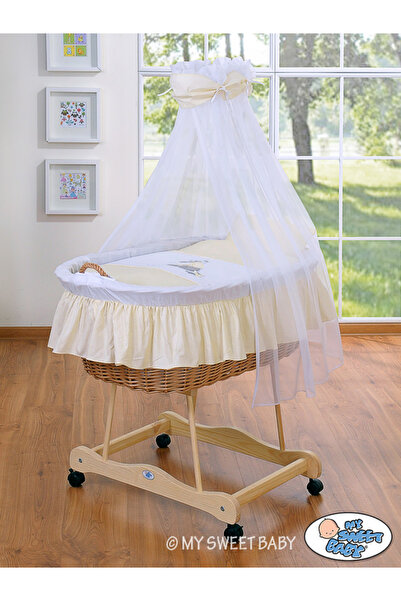 Other Moses basket with canopy - Donkey Lucek cream