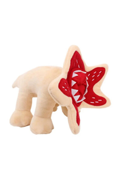 OEM Fantastic Monster Demodog Plush Toy, 25 cm, Beige with Red Details, Soft ...