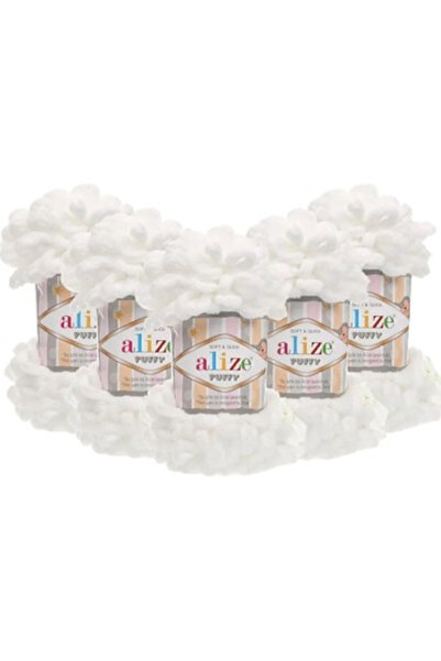 Alize Puffy el örgü ipliği 5li