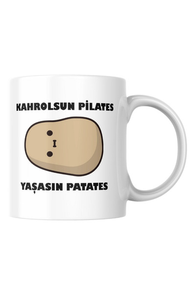 TakeTshirt Long Live Potato,  You Pilates Funny Printed Mug Cup Gift Tea Coff...