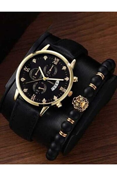 Geneva Set cadou barbatesc cu ceas si bratara