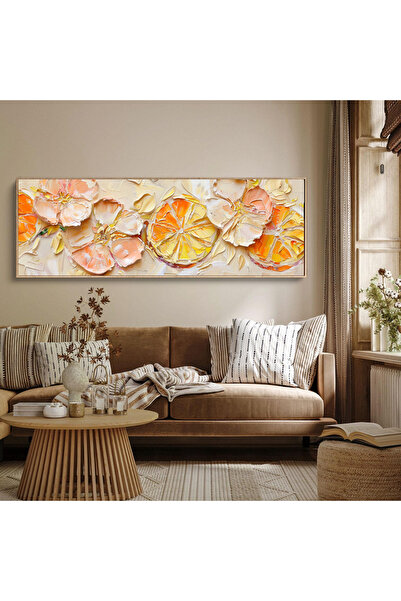 woodhomeworks Tek Parça Gerçek Ahşap Yatay Panorama Çerçeveli Tablo sanat