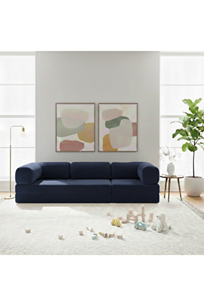 NWİN HOME Linea Long 100*300 Sünger Koltuk Takımı Modüler Minder Dinlenme Köşesi