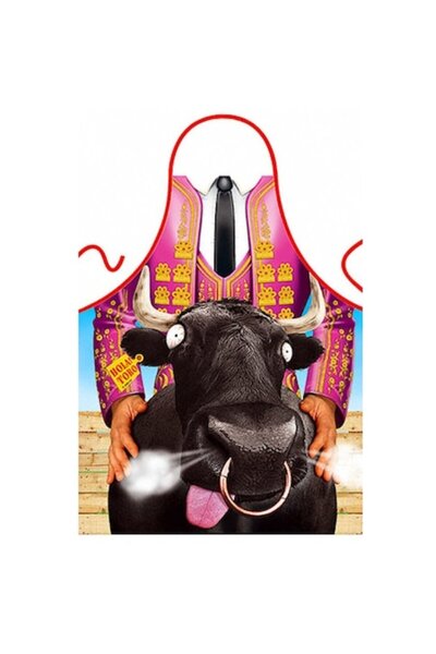 Erotica Șorț amuzant cu imprimeu Hola Toro
