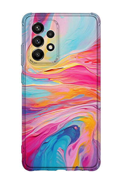 lelia حافظة هاتف شفافة مطبوعة متوافقة مع هاتف سامسونج جالاكسي A72 |   مجموعة ...