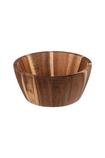 Secret de Gourmet Alicante High Quality Acacia Salad Bowl Brown 16 cm