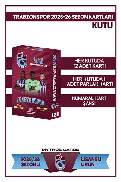 Trabzonspor 2025-26 SEZON KARTLARI - KUTU