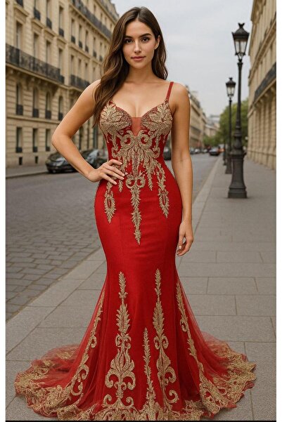 KALDE Elegant evening dress for outdoor parties