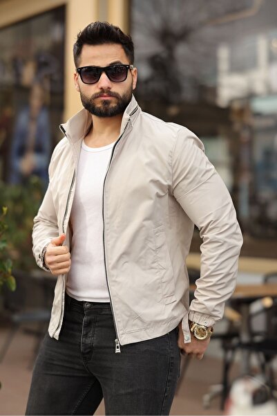 SEASON COAT سترة رجالية موسمية ذات ياقة عالية