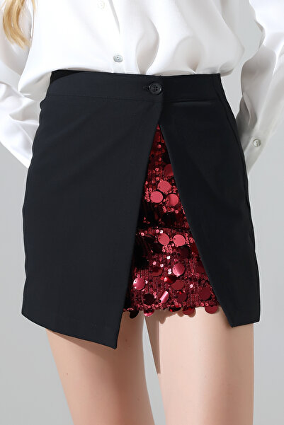 Thil Kadın Payet Detaylı Etek