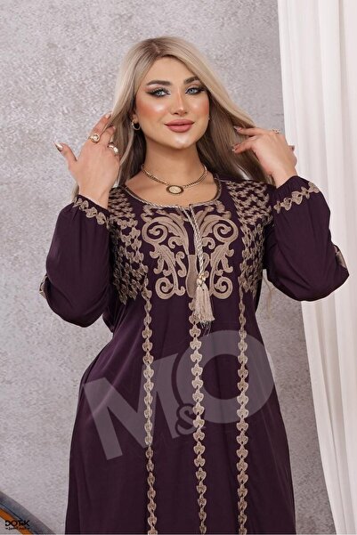 M&O 2 Cotton jalabiya with elegant embroidery designs, perfect for the holy m...