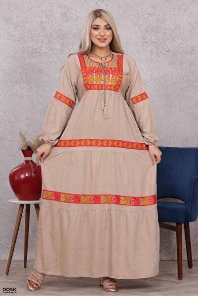 M&O 2 A cotton jalabiya with elegant embroidery, suitable for the holy month ...