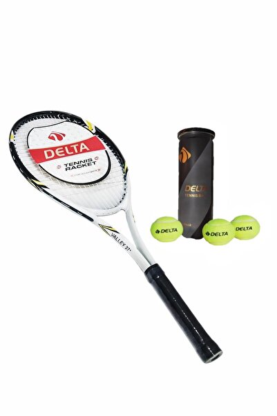 Delta Valley 27 İnç L2 Yetişkin Tenis Raketi + Çantası + Vakumlu Tüp 3 Adet T...