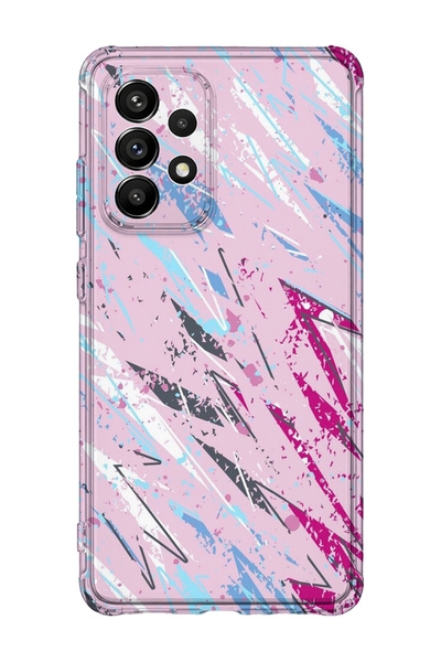 lelia حافظة هاتف شفافة مطبوعة متوافقة مع هاتف سامسونج جالاكسي A53 |   مجموعة ...