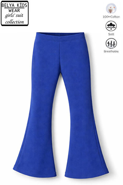 Belya Kids Wear Cotton Corduroy Full Fit Girls' Spanish Leggings