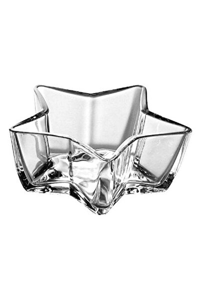 Vidivi Crystal Dishwasher Safe Star Shaped Bowl Clear 7.5 x 18 x 18 cm
