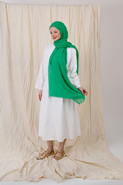 FENZA SCARF شال من الخيزران الأخضر الغابوي