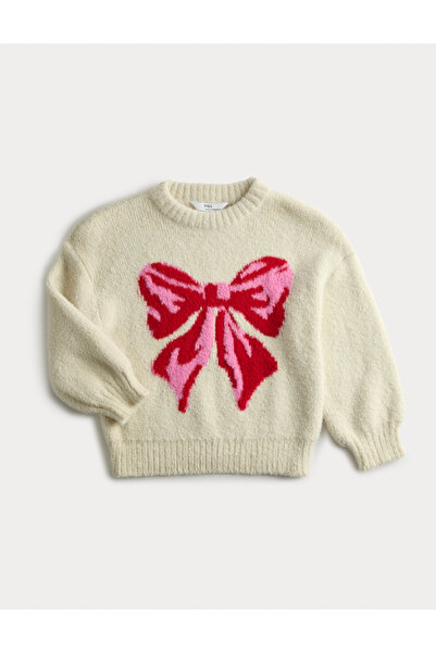 Marks & Spencer Fiyonklu Peluş Kazak (1-8 Yaş)