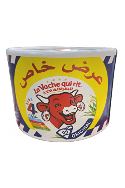 La Vache Qui Rit جبنة لافاشيكيريت، 8 حصص، 4 × 120 غرام