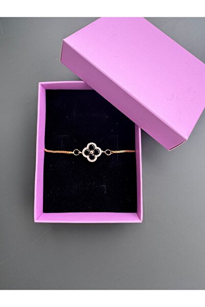 shop SiYAH YONCA BİLEKLİK ÇELİK