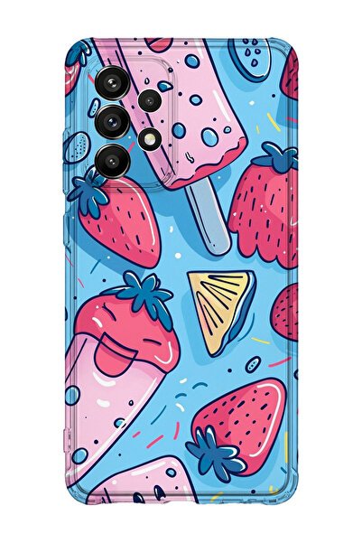 lelia حافظة هاتف شفافة مطبوعة متوافقة مع هاتف سامسونج جالاكسي A53 |   مجموعة ...