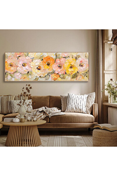 woodhomeworks Tek Parça Gerçek Ahşap Yatay Panorama Çerçeveli Tablo sanat