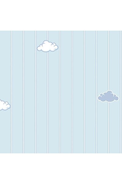 Meshpera ADA KIDS Duvar Kağıdı – Çocuk Odası Tasarımı | 8916 Serisi | Bulut v...