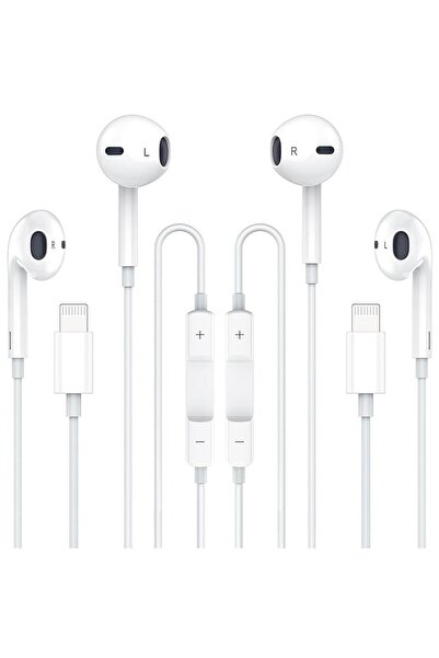 Max&Max Max & Max Wired Stereo Earphone With Lightning Connector White