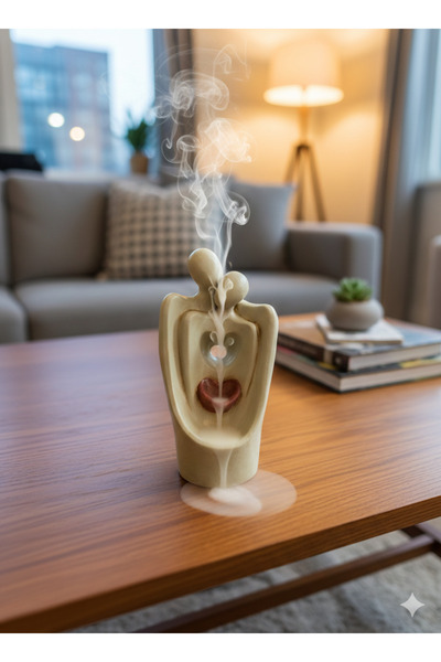 JELLY Sarılan Sevgililer Geri Akış Tütsülük (TÜTSÜ HEDİYELİ)