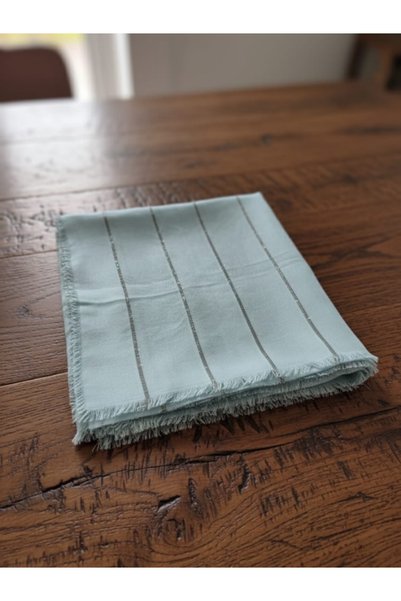 MONJER Women's Glitter Detailed Striped Scarf