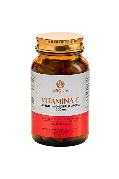 Aronia Charlottenburg Vitamina C 1000 mg cu Bioflavonoide si Macese - 60 tablete